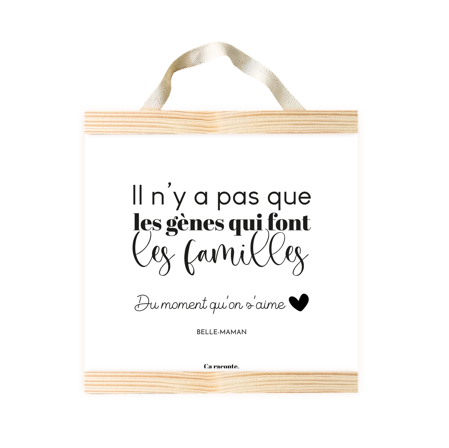 IL N'Y A PAS QUE LES GENES (25x25) - Poster