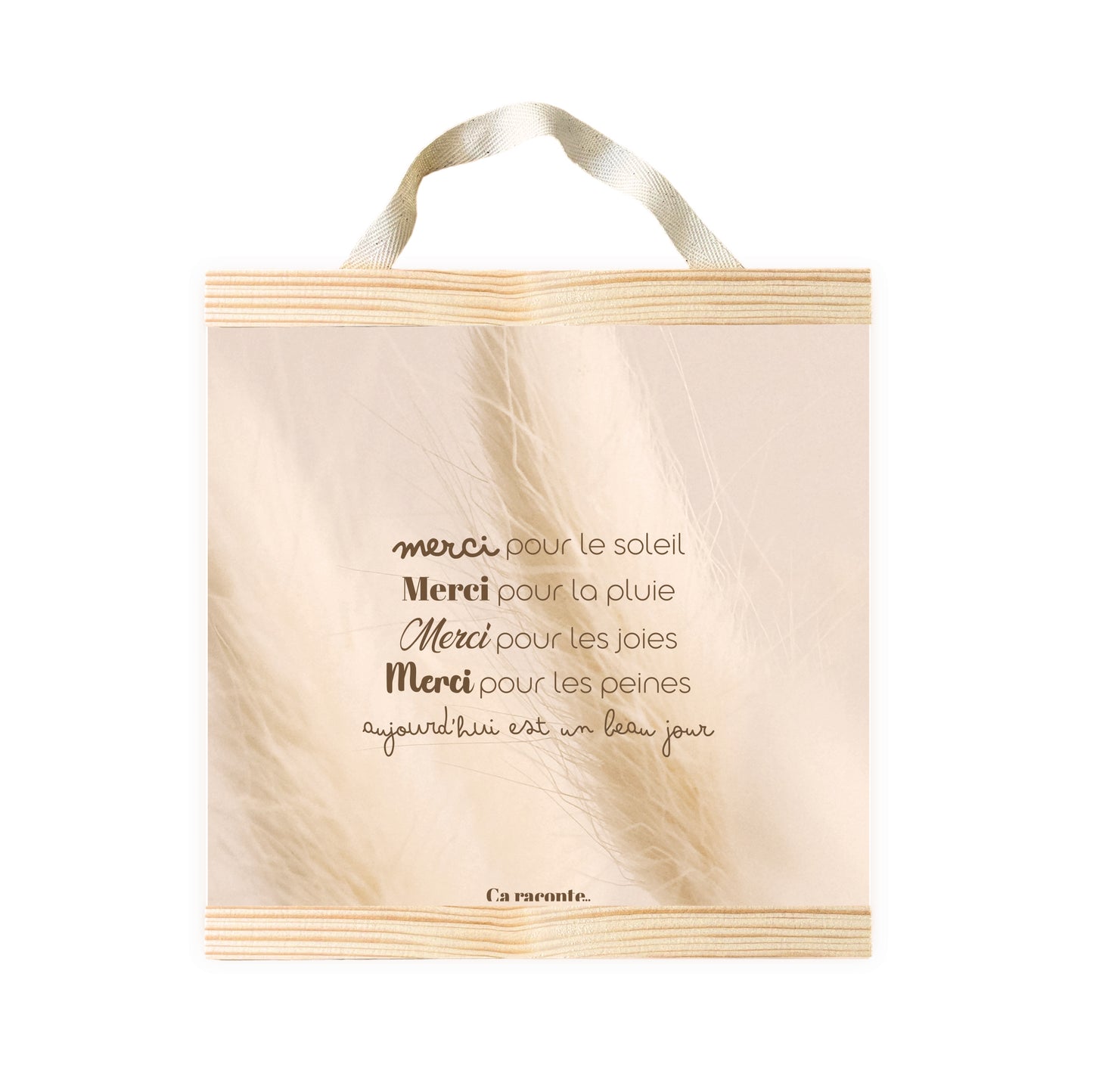 MERCI POUR LE SOLEIL (25x25) - Poster