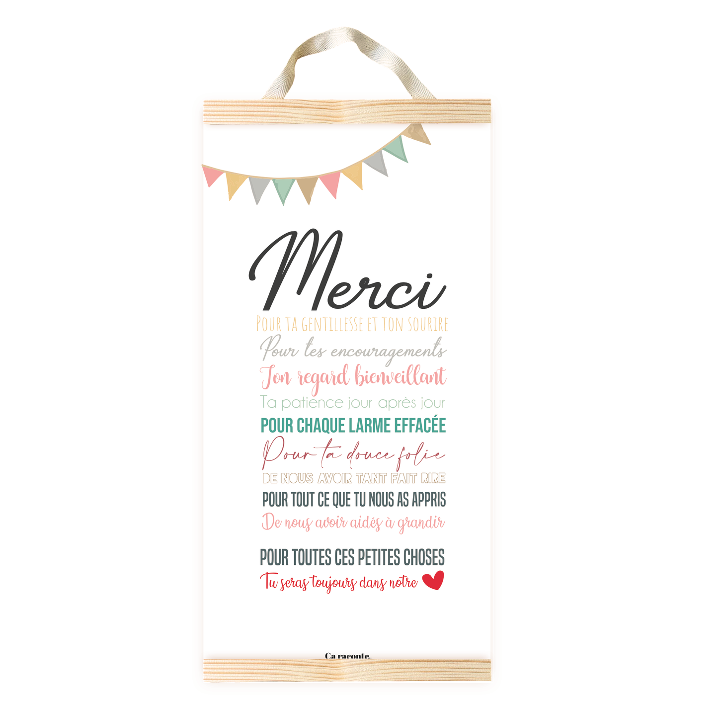 MERCI (25x50) - Poster