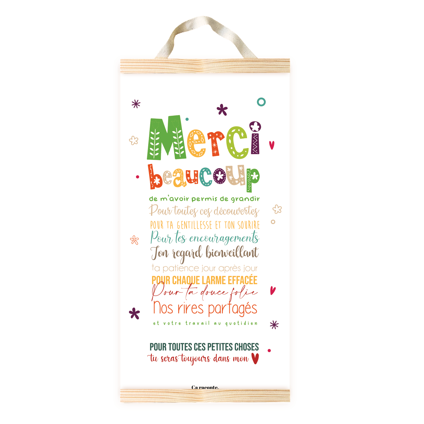 MERCI BEAUCOUP (25x50) - Poster