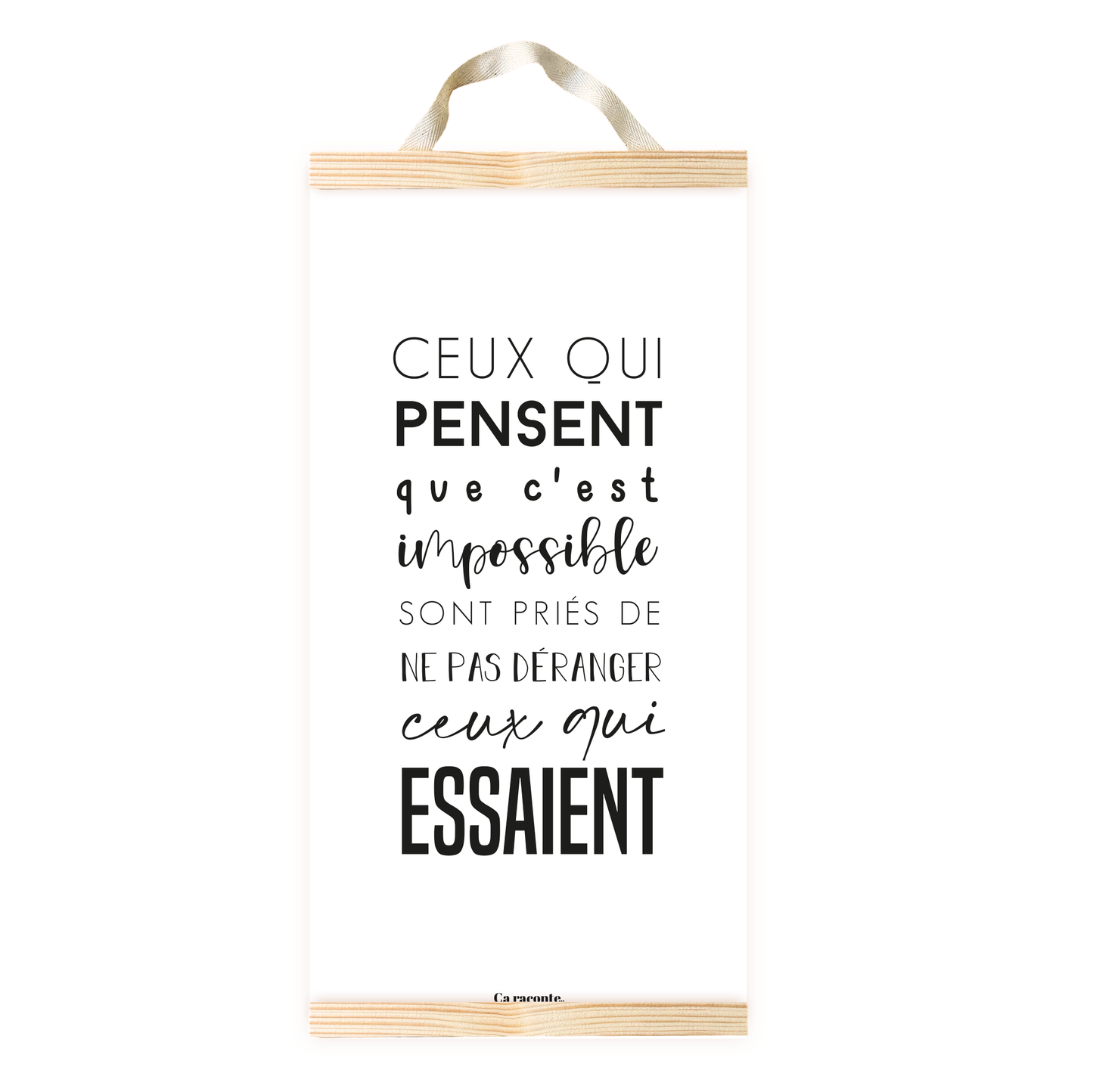 CEUX QUI PENSENT (25x50) - Poster