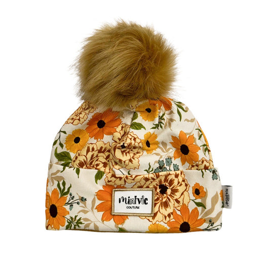 ANASTASIA JAUNE  - Bonnet avec bord