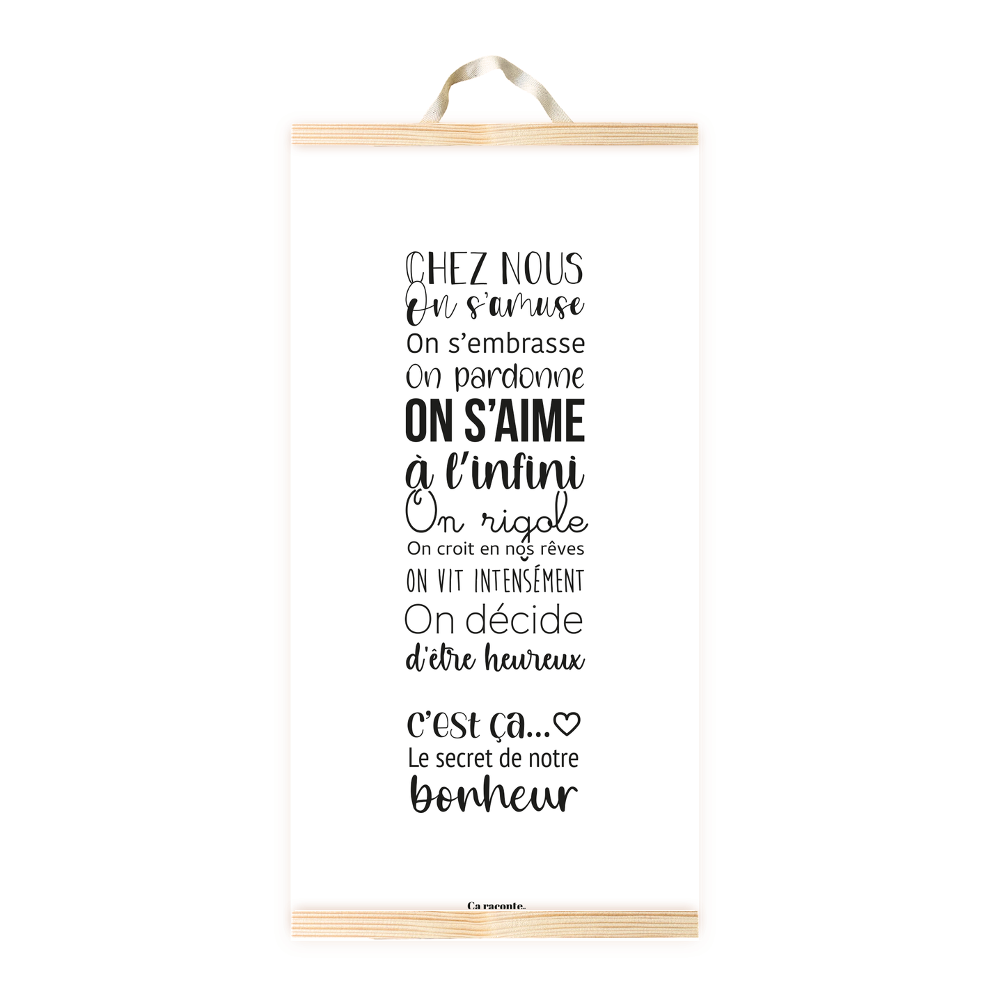 CHEZ NOUS (50X100) - Poster*