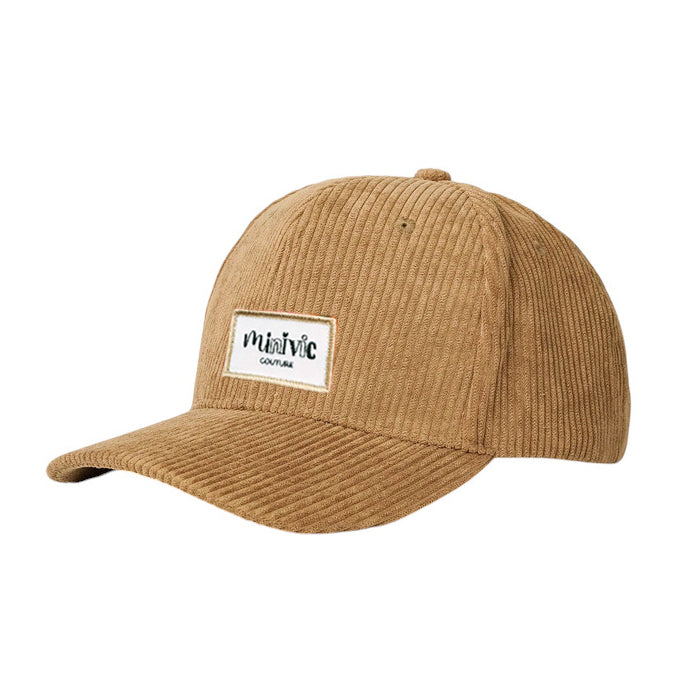 CASQUETTE - Velour côtelé Camel