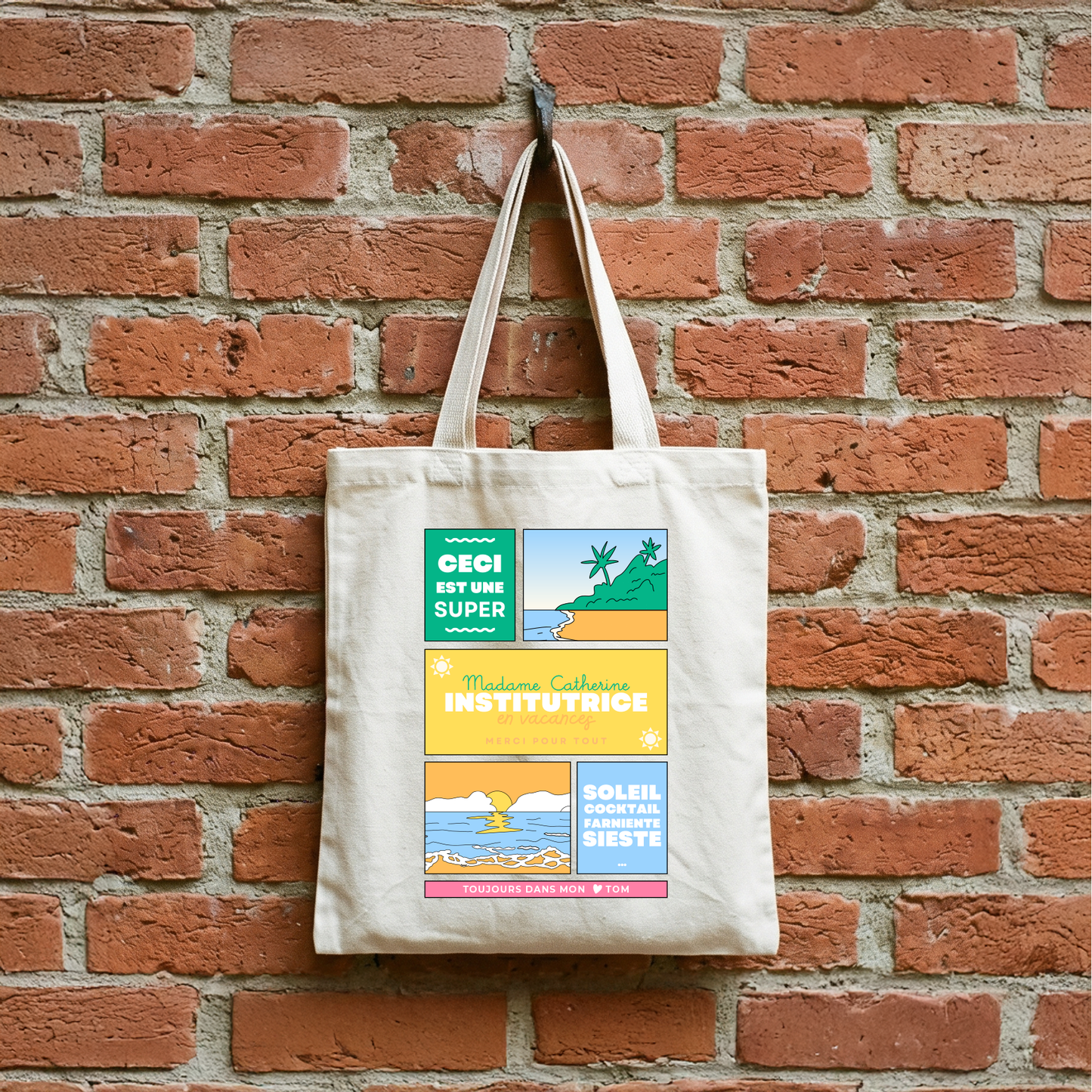 Totbag institutrice modèle 5 - TOTBAG