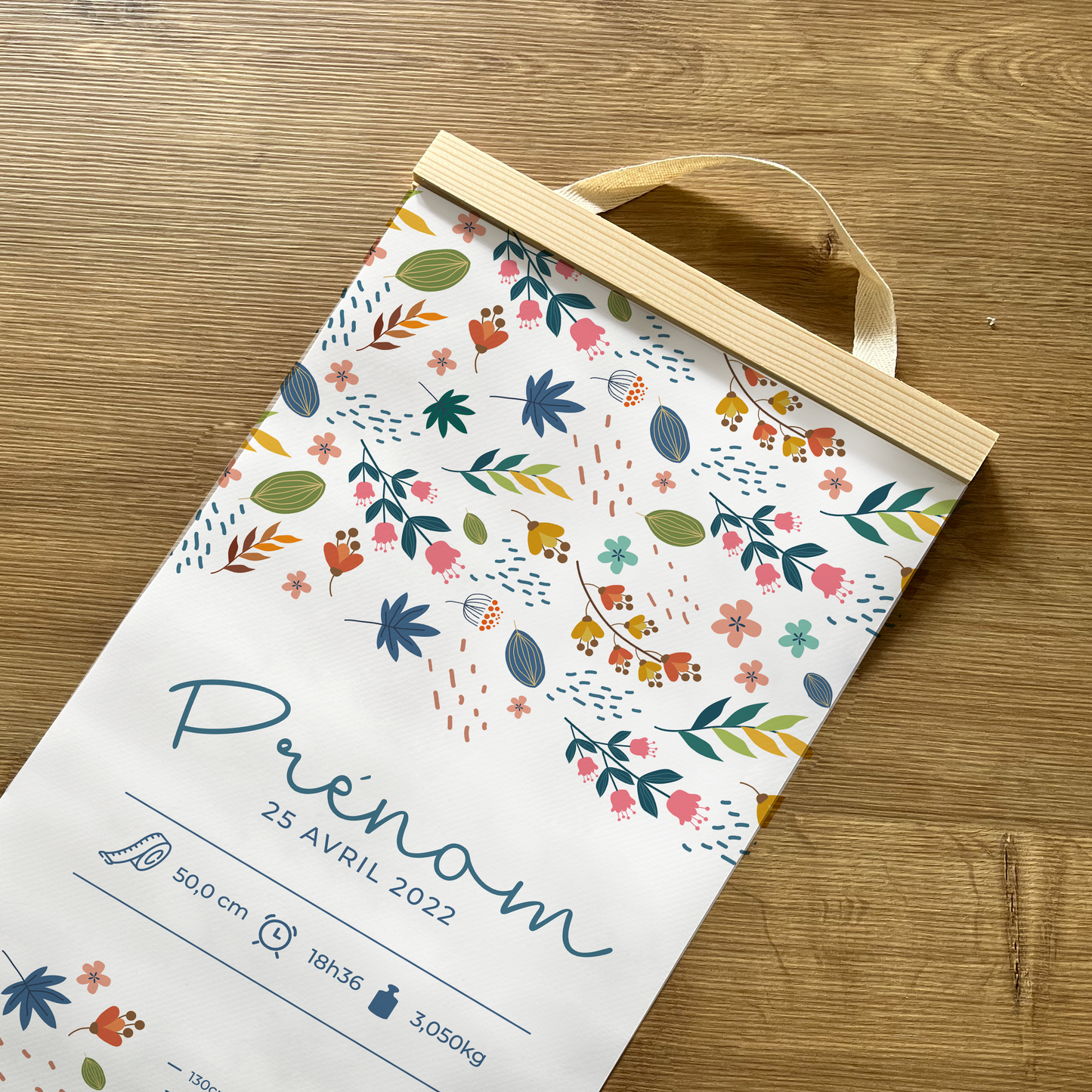 PATERN FLEUR - Toise