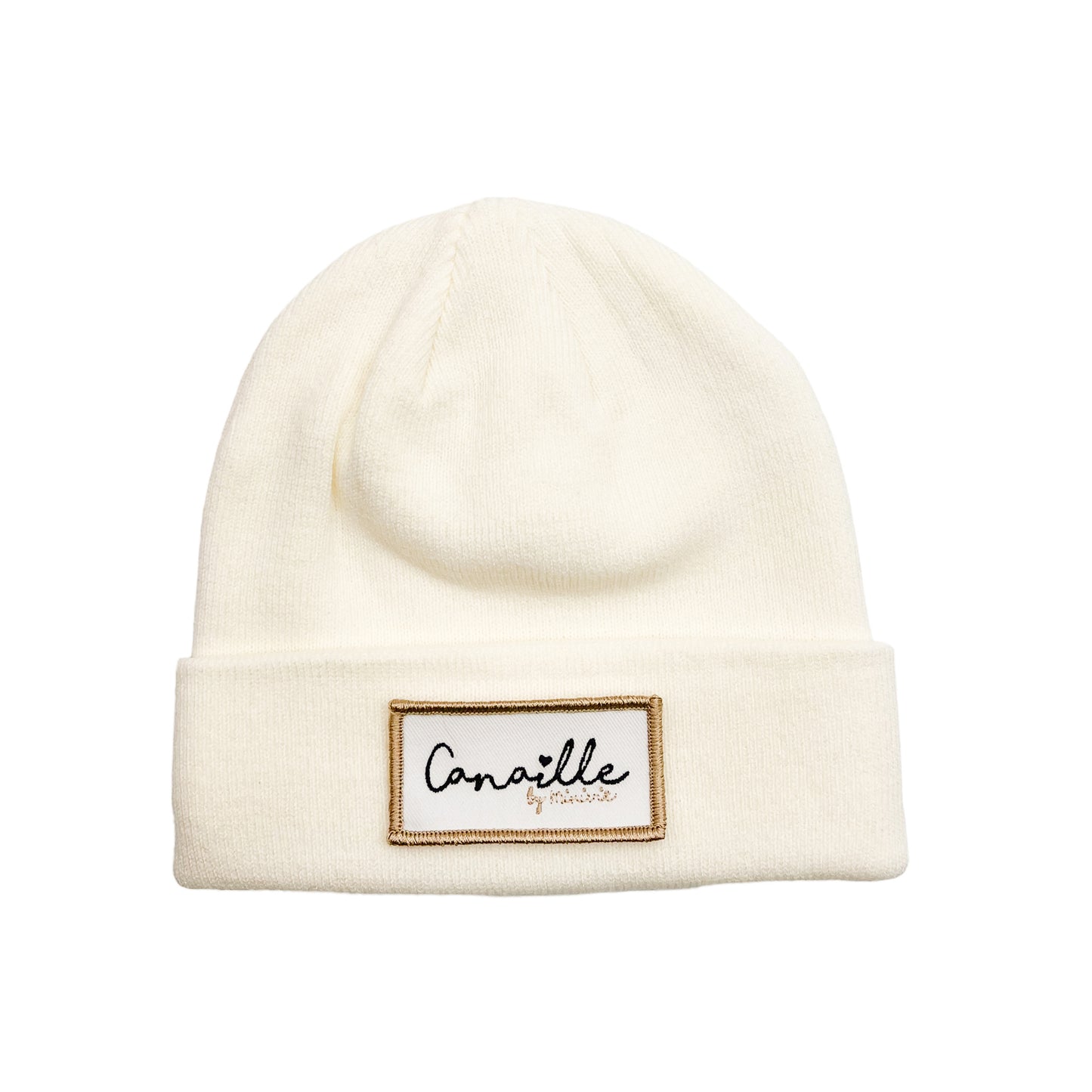 BONNET ADULTE ECUSSON - Blanc