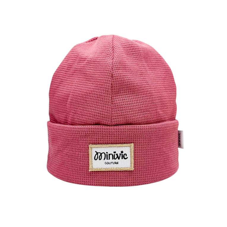 GAUFRE FRAMBOISE - Bonnet avec bord*
