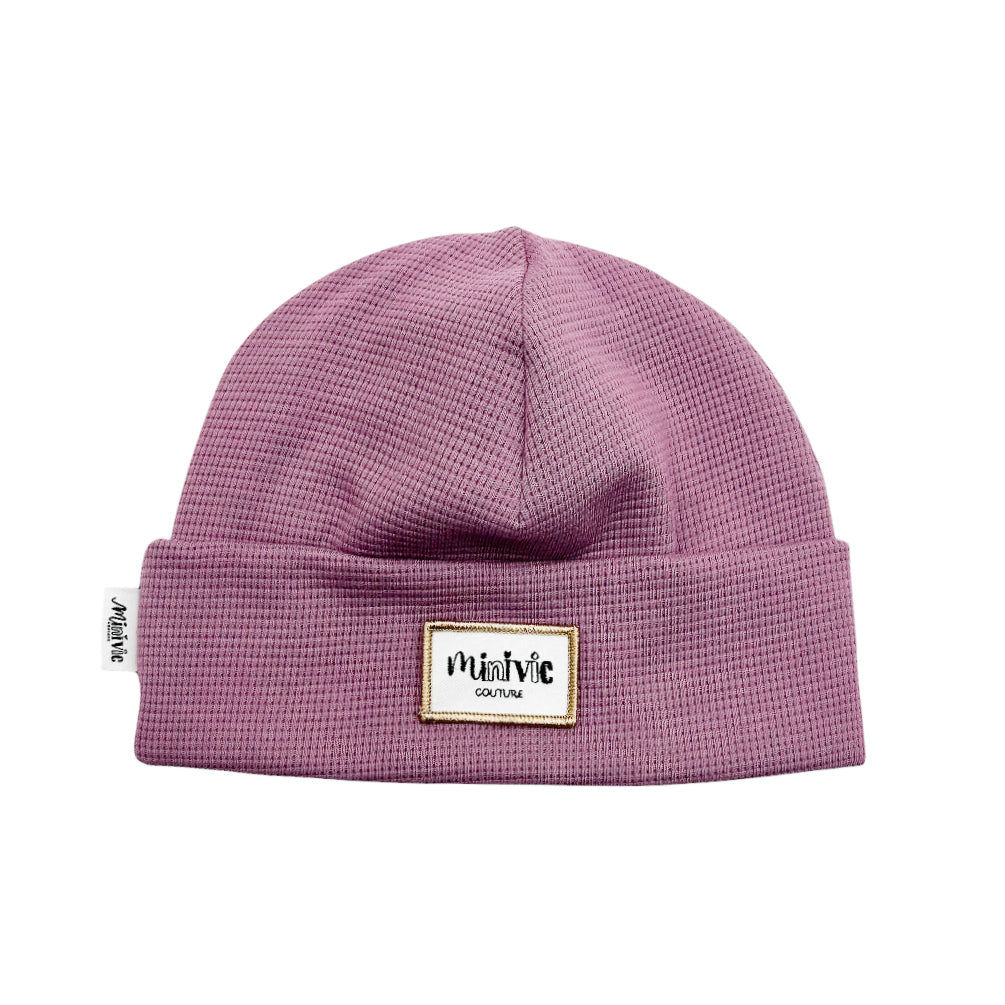 GAUFRE LILAS - Bonnet avec bord