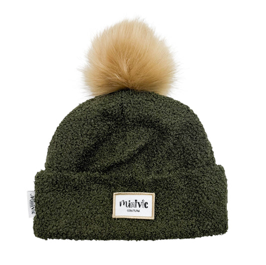 BOUCLETTE KAKI - Bonnet avec bord