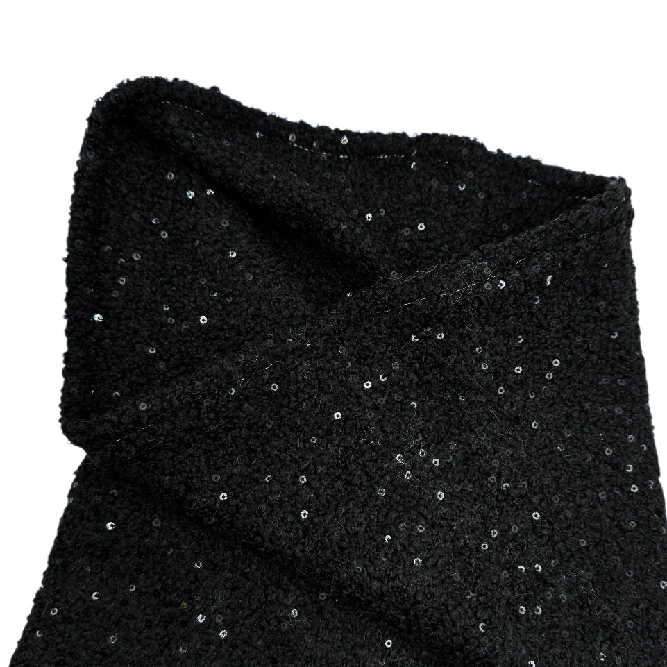 BOUCLETTE PAILETTE NOIR - Snood*