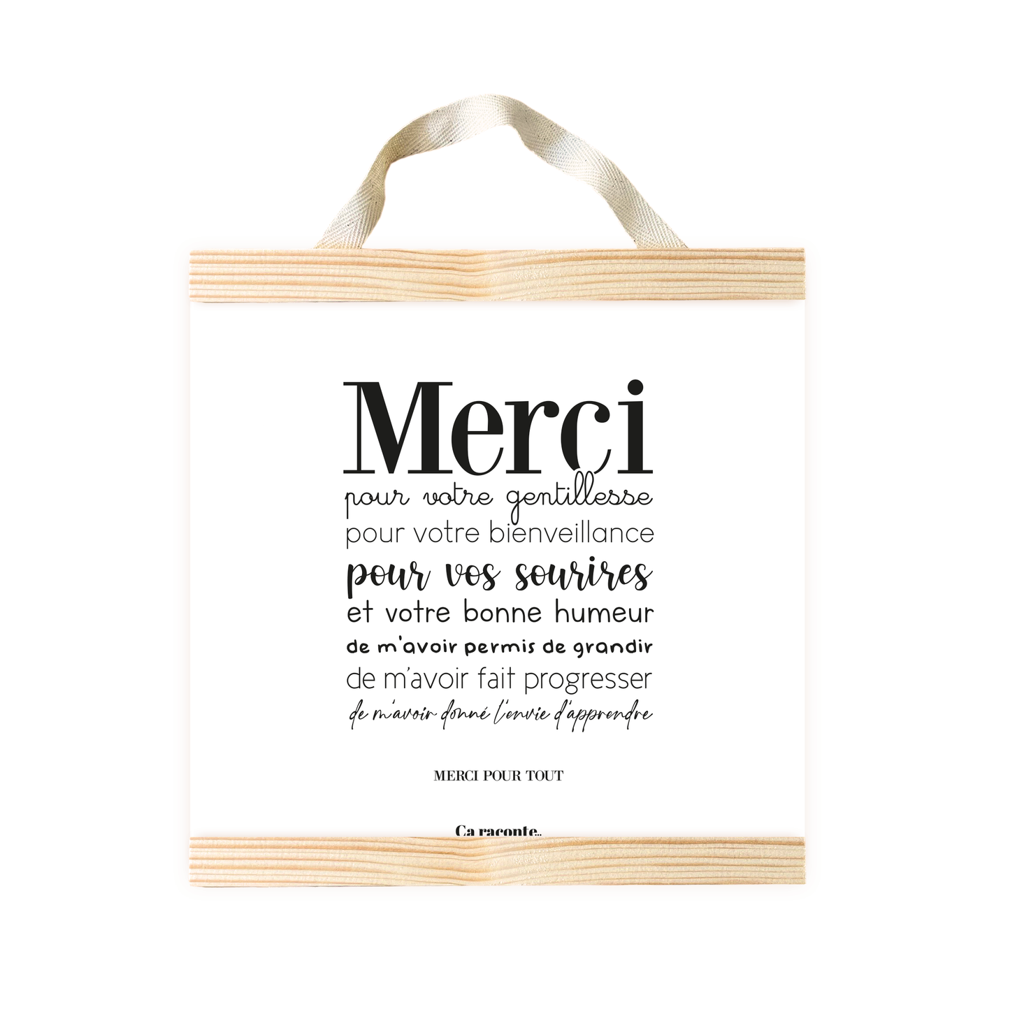 MERCI (25X25) - Poster