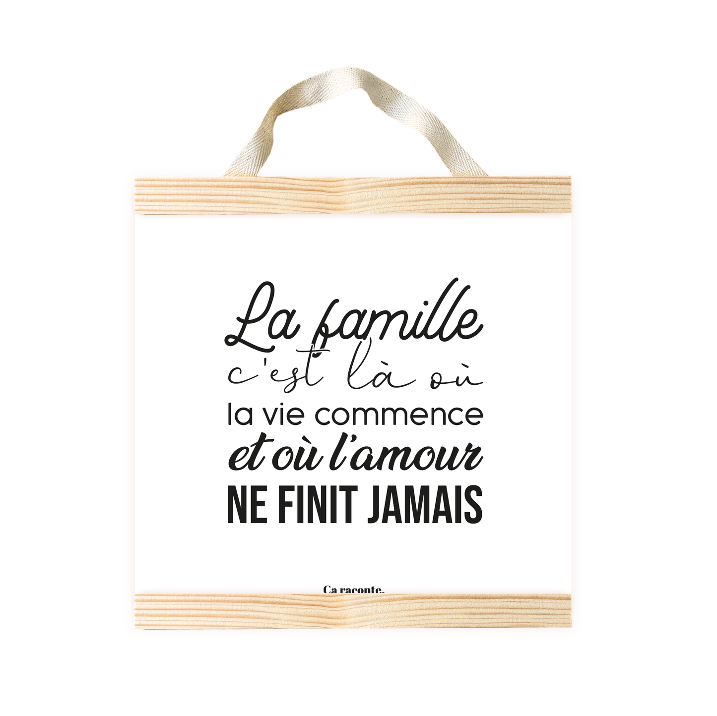 LA FAMILLE (25X25) - Poster
