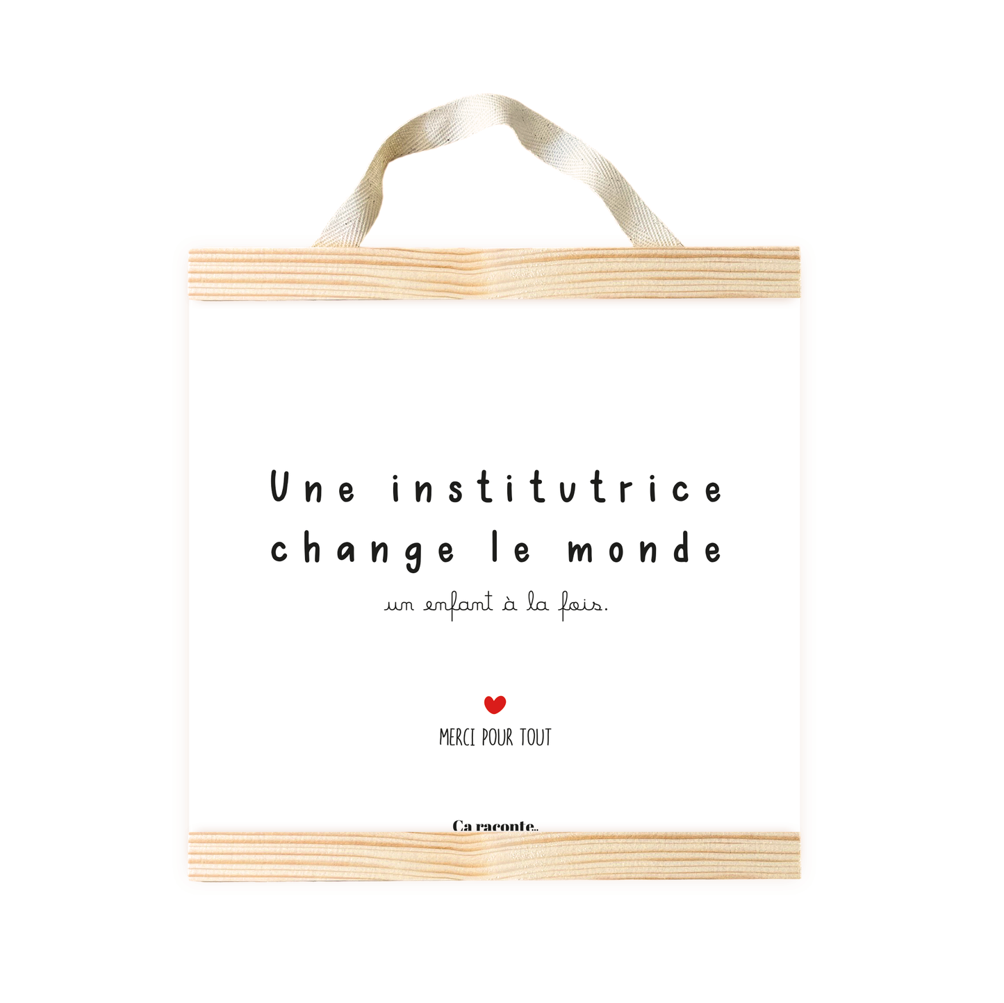 UNE INSTITUTRICE CHANGE LE MONDE (25X25) - Poster