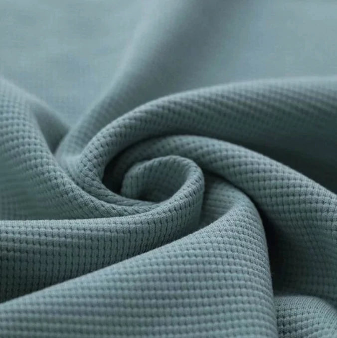 JERSEY GAUFRE BLEU CIEL - Bandeau