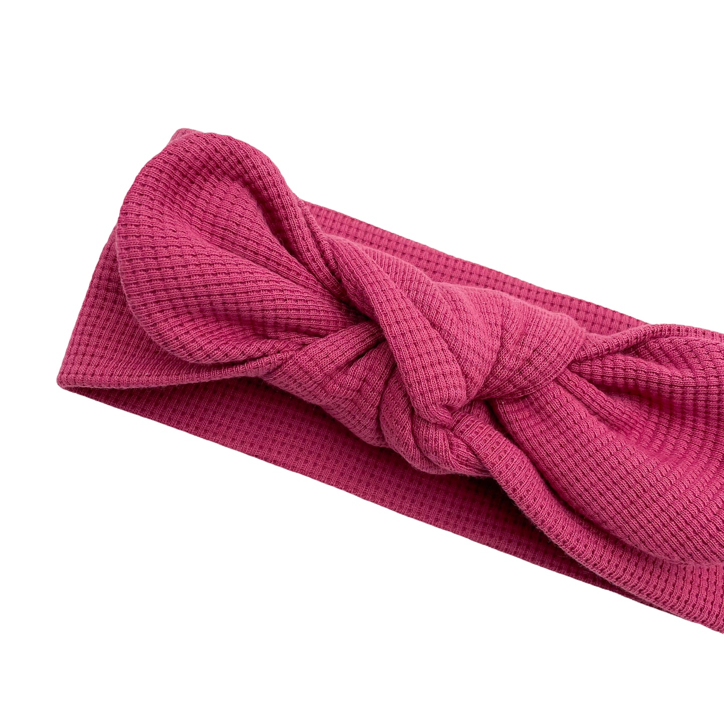 JERSEY GAUFRE FRAMBOISE - Bandeau*