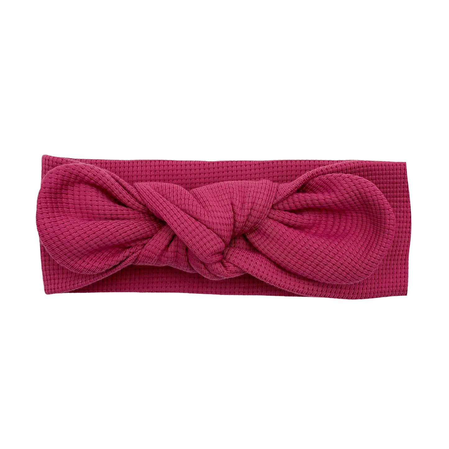 JERSEY GAUFRE FRAMBOISE - Bandeau*