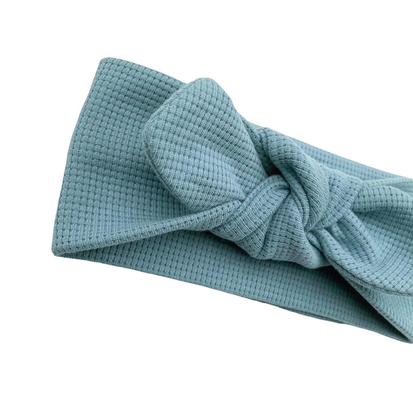 JERSEY GAUFRE BLEU CIEL - Bandeau