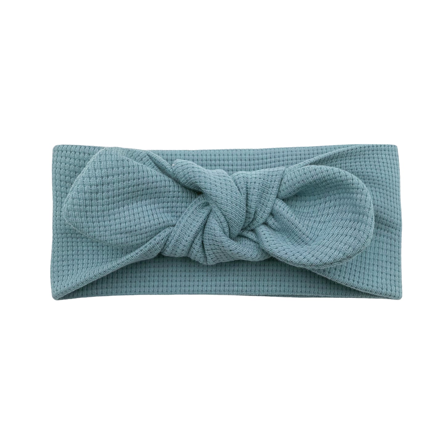JERSEY GAUFRE BLEU CIEL - Bandeau