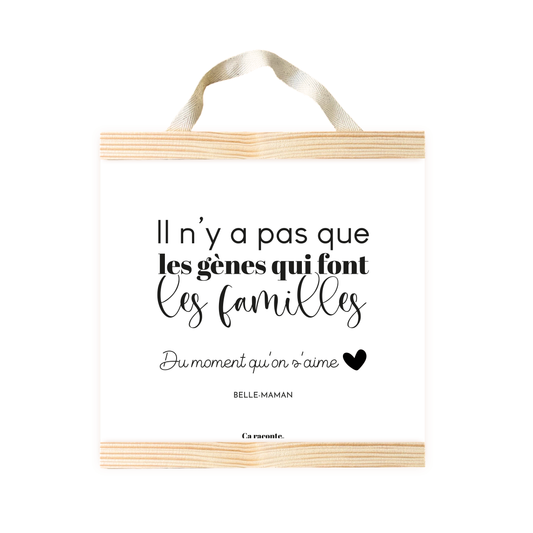 IL N'Y A PAS QUE LES GENES (25x25) - Poster
