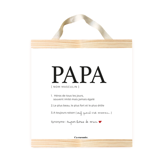 PAPA DEFINITION (25X25) - Poster