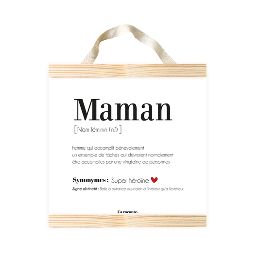 MAMAN DEFINITION (25x25) - Poster