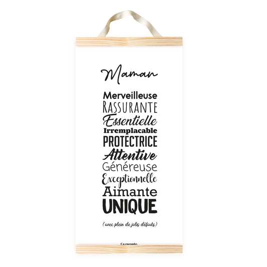 MAMAN ADJECTIF (25x50) - Poster