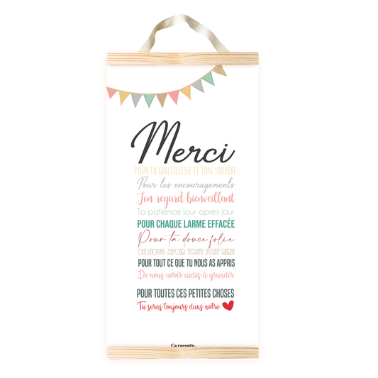 MERCI (25x50) - Poster