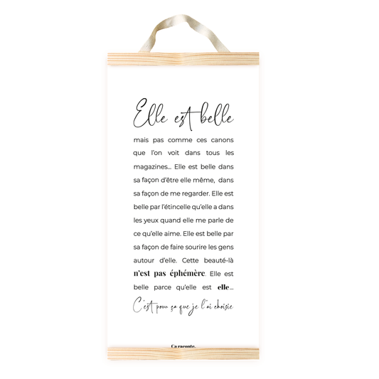 ELLE EST BELLE (25x50) - Poster