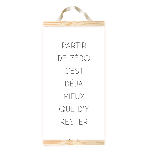 PARTIR DE ZERO (25x50) - Poster