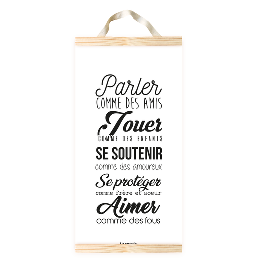 PARLER COMME DES AMIS (25x50) - Poster