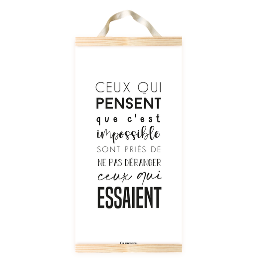CEUX QUI PENSENT (25x50) - Poster