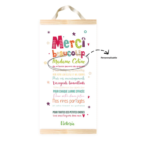 MERCI BEAUCOUP (25x50) - Poster