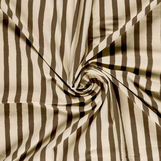 RAYURE MARRON ◦ Tissus