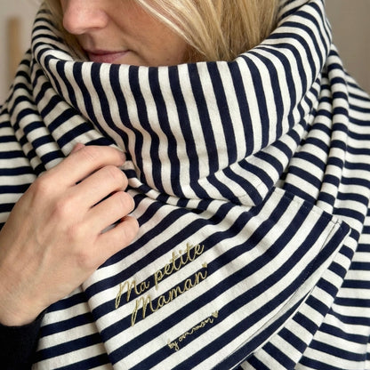 NIRAM BLEU FULL - Echarpe XXL*