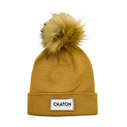 BONNET ADULTE ECUSSON - Sable