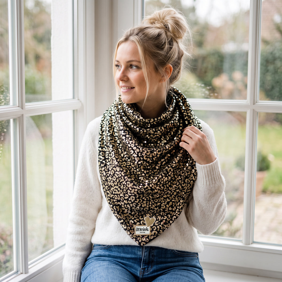 FOILY DORE - Foulard adulte