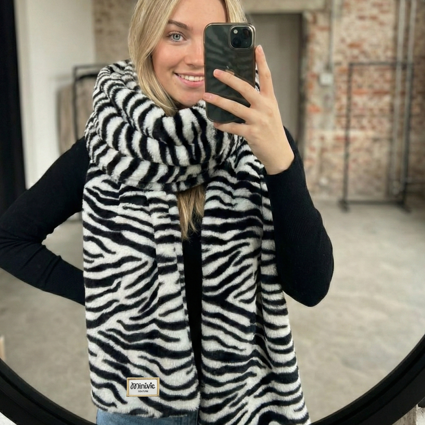 ZEBRA - Echarpe Capuche