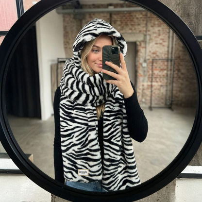 ZEBRA - Echarpe Capuche