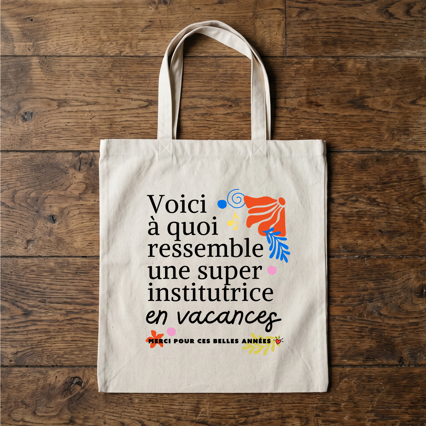 Totbag institutrice modèle 1 - TOTBAG
