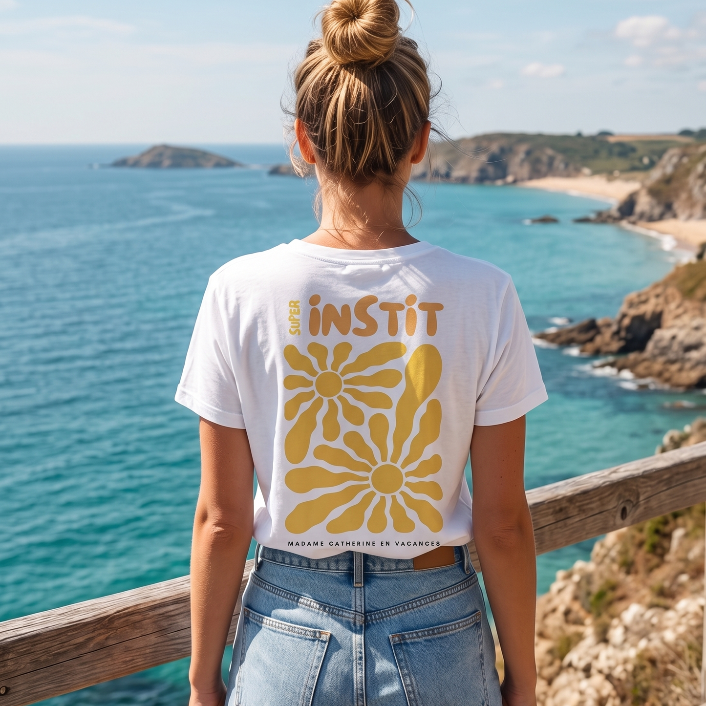 Tshirt institutrice modèle 1 - TSHIRT