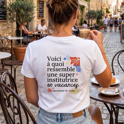 Tshirt institutrice modèle 4 - TSHIRT