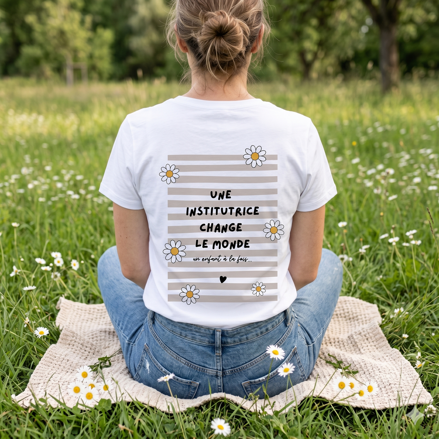 Tshirt institutrice modèle 8 - TSHIRT
