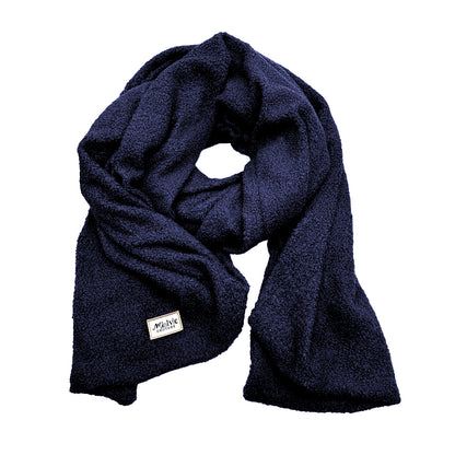 BOUCLETTE BLEU MARINE - Echarpe XXL*