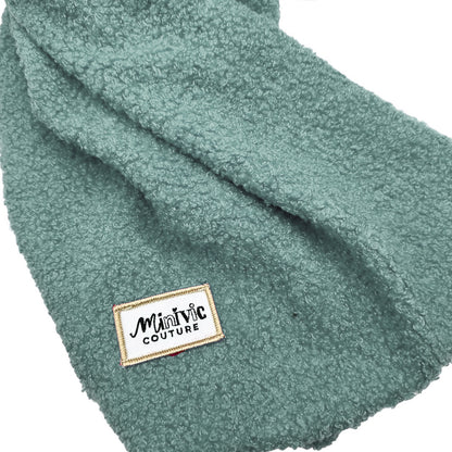 BOUCLETTE VERT EAU - Echarpe XXL*