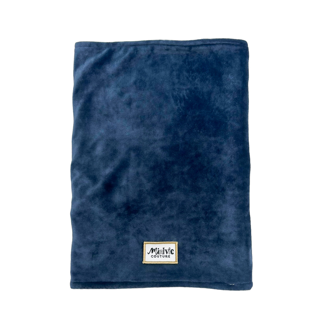 VELOUR BLEU MARINE  - Snood