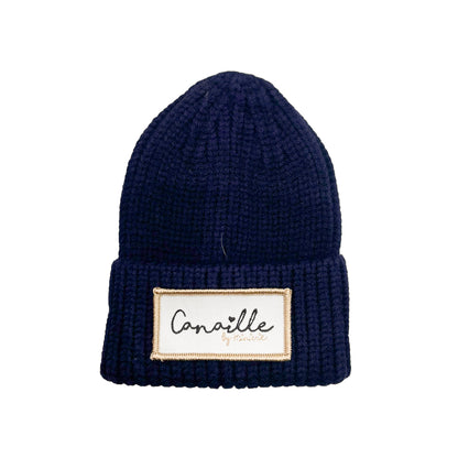 MINI BONNET ECUSSON - Bleu marine