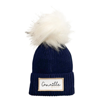 MINI BONNET ECUSSON - Bleu marine