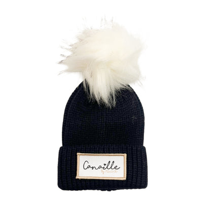 MINI BONNET ECUSSON - Noir