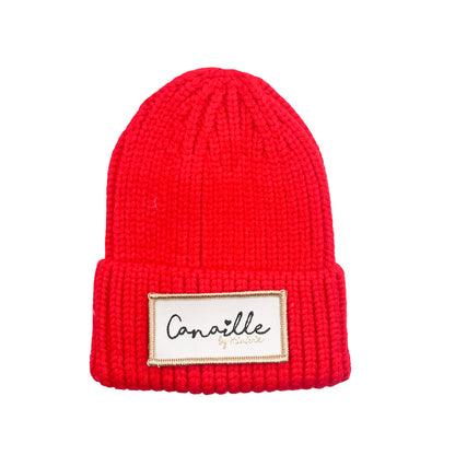MINI BONNET ECUSSON - Rouge